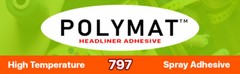 Polymat 797 High-Temp Adhesive Automotive Vehicle BODY SHOP GLUE [160F]