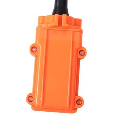 2-in-1 Portable Electric Hoist Power Winch 1100 lbs Wired Remote Control 1500W
