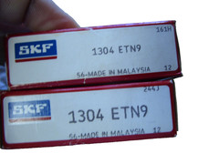 SKF 1304 ETN9 Self-Aligning Ball Bearing 1304ETN9 Lot Of 2