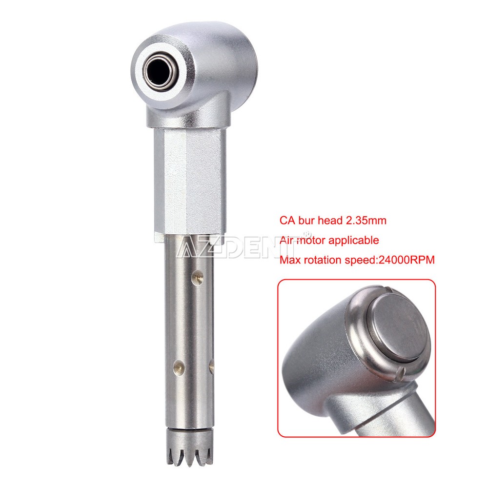 Dental Intra Head 1:1 Push Button Inner Spray Contra Angle Low Speed Handpiece