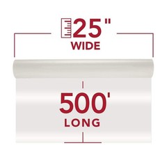 Thermal Laminating Film Roll 2 Pack, 25″ x 500′, 1.5 Mil, Poly-In Core, School U