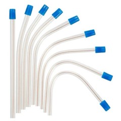 1000 CLEAR/BLUE Disposable Dental Saliva Ejector Evacuation Suction Tips 10 bags