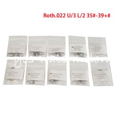 40 Pc Dental Orthodontic Buccal Tube Band U3/L2 Conv Roth 022 1st Molar 35#-39+#
