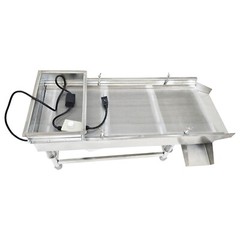 1.5mm Stainless Steel Linear Vibrating Screen Single Layer Sifter Shaker 110V