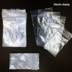 Clear Zip Seal Plastic Bags Jewelry Zipper Top Lock Reclosable Baggies 2ML