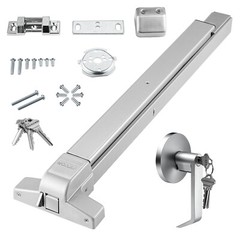 Push Bar Door Locks Stainless Steel Panic Bars for Exit Doors with Lever 31″