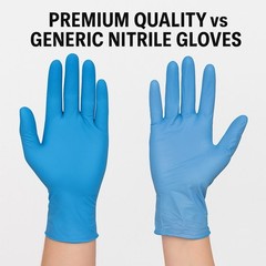 Kirkland Signature Nitrile Exam Powder-Free Exam Gloves – Medium – 200 Count