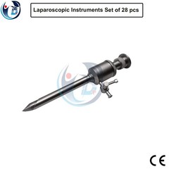 28 Pcs Laparoscopic Surgery Instrument Set General Surgical Laparoscopy Kit