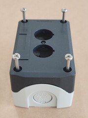 *BRAND NEW* Schneider Electric XALD02H7 Grey Control Box 2 Holes + Warranty!