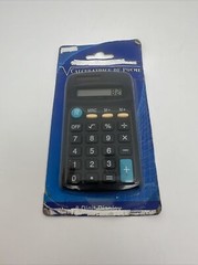 Jot 8 Digit Display Black Pocket Calculator New ( Box Damaged ) …..15