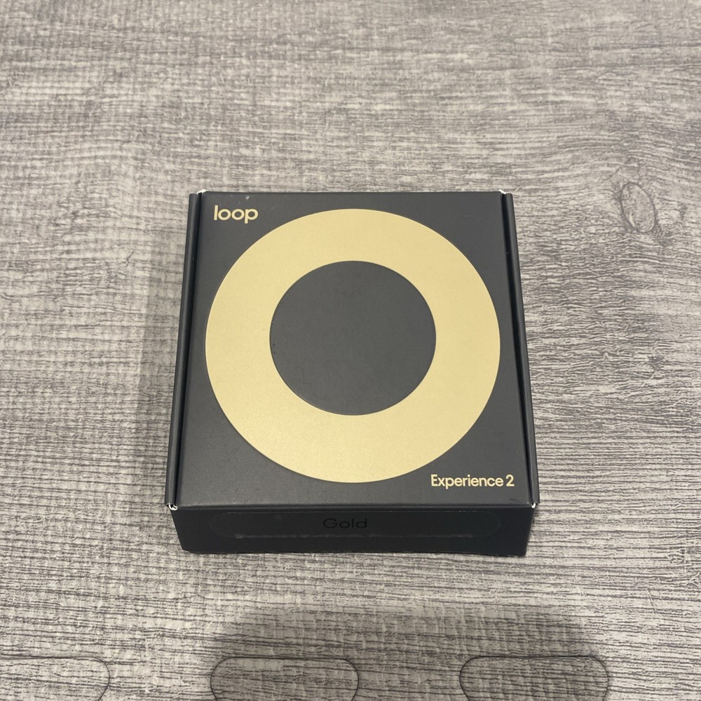 Loop Experience 2 Earplugs High Fidelity Hearing Protection Gold – New Open Box