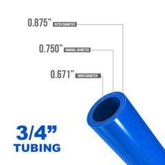 3/4″ x 100ft Blue Expansion PEX A Tubing Non-Barrier for Potable Water Free Ship