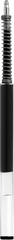 Steel, F-Refill Ballpoint Ink Refills, 0.7mm Fine Point, Black Ink, Fits Zebra