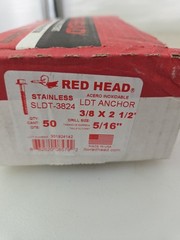 Red Head SLDT-3824 Stainless Steel Large Diameter Tapcon 3/8-Inch by 2-1/2-In…