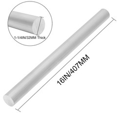 1.25″ Diameter 6061 T651 Solid Aluminum Round Rod – 16″ Long for Various Uses