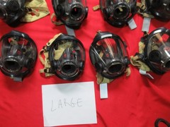 SCOTT AV-3000 HT MASK w/KEVLAR NETTING SMALL MEDIUM LARGE Firefighter SCBA AIR