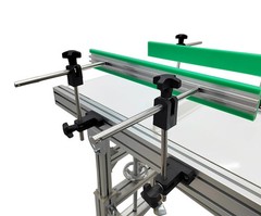 59”x11.8″ Belt Conveyor Transportation Machine Double Fence Load 66-88Lbs 110V