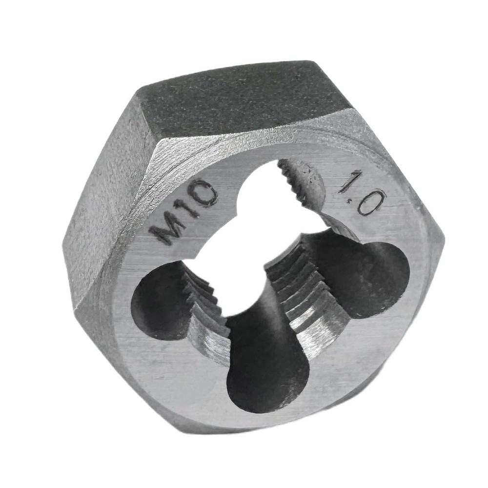 M10x1.0 Metric Hex Rethreading Die Alloy Steel Right Hand Repair Tool Kit