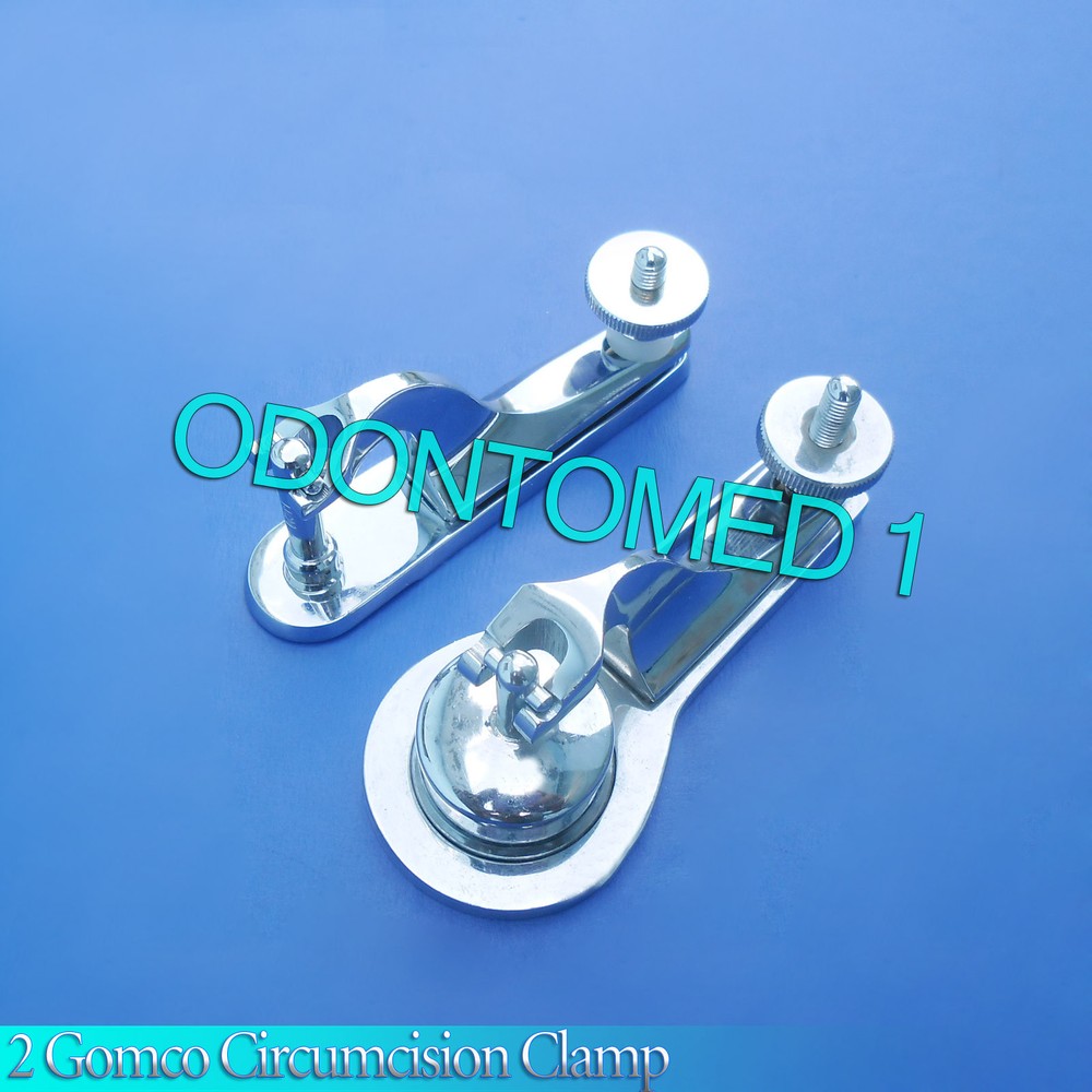 2 Pcs Gomco Circumcision Clamp 1.3cm & 3.5cm Surgical Instruments
