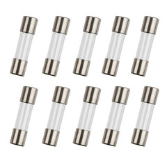 10pcs 0.5A 5x20mm Fast Blow Glass Tube Fuse 0.5 Amp