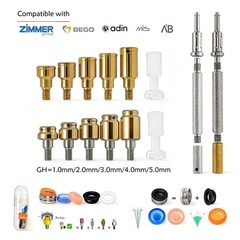Dental Zest Locator Overdenture Abutment & Accessories for Multi Implant Systems