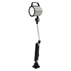 18W IP67 LED Machine Tool Work Light, Adjustable Long Arm Workshop Lamp, 110V US