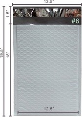 Yens® 100 #6 Poly Bubble Padded Envelopes Mailers 12.5 X 18 100PB6