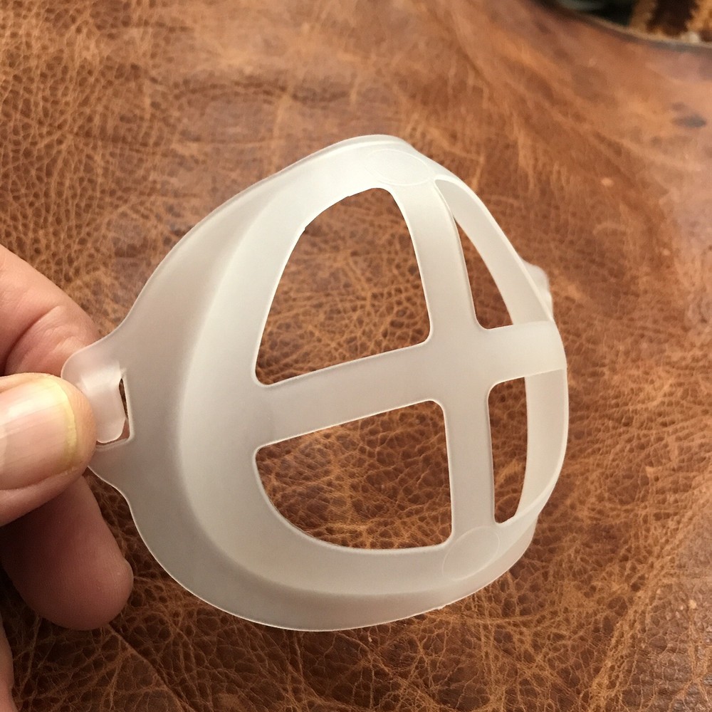 Soft PLASTIC Face Protector for Under the Mask Wearing UNIVERSAL