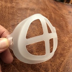 Soft PLASTIC Face Protector for Under the Mask Wearing UNIVERSAL