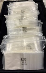 900 Reclosable Bags 2” x 3” Clear 2 Mil Plastic Zip-Top Baggies A3c