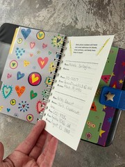 AMERICAN GIRL TODAY Vintage Blue School Planner Notebook (see description)