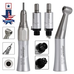SANDENT Dental Slow Low Speed Handpiece Kit Push/Latch E-type 2/4Holes NSK Style