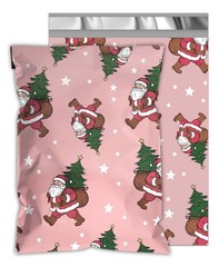 JinRuiKJ 12×15.5 Poly Mailers, Christmas, Santa Claus Shipping Bags 12 Pack