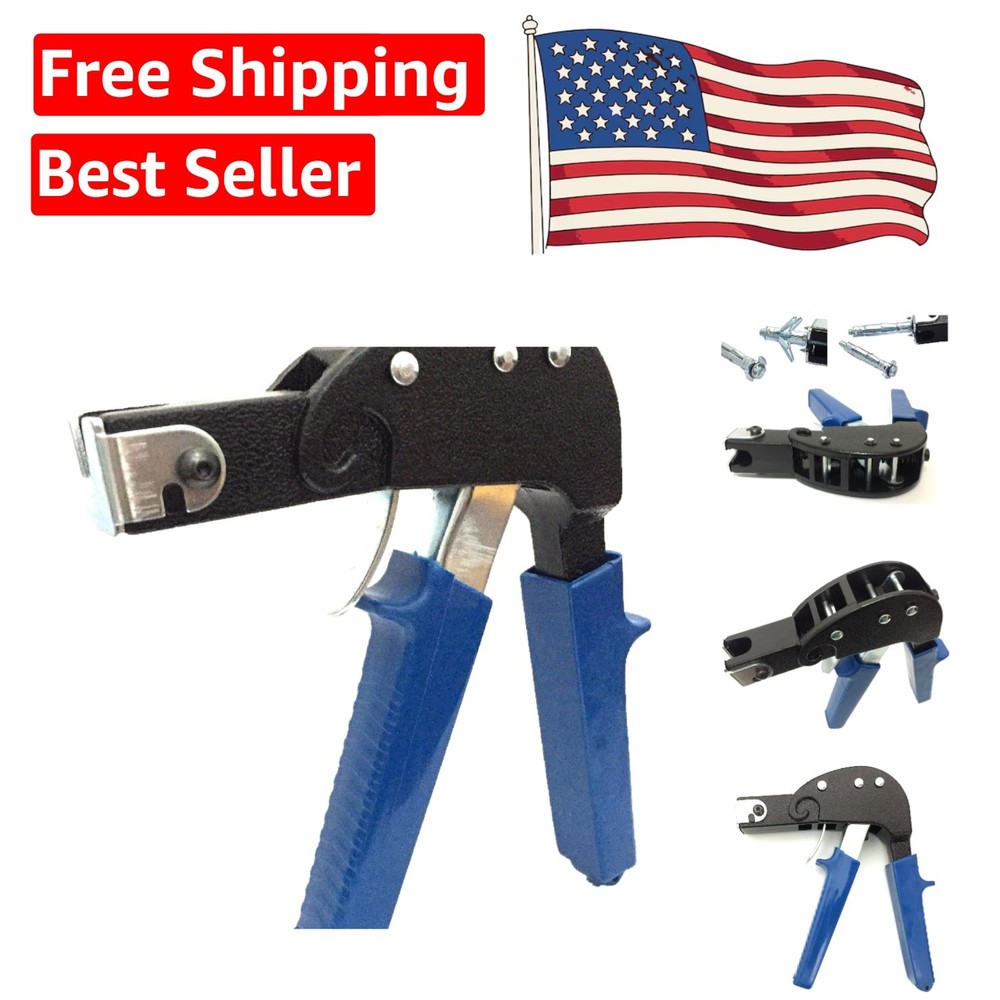Reliable Hand-Powered Setting Tool for Easy Plasterboard Fixing – 16.3cm Size
