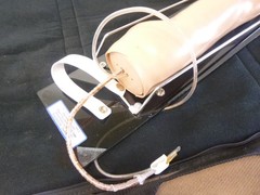 Gaumard Right-Handed Training Arm Manikin with Stand, Case