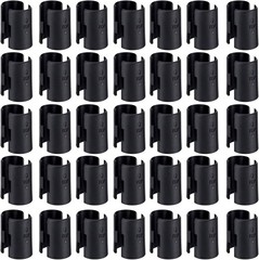 Brand New Wire Shelf Clips 50pack Black Plastic Mounts
