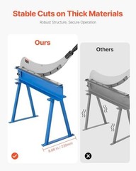 VEVOR Hand Plate Shear, 31.5 in Max Cutting Length, Manual Sheet Metal Shear …