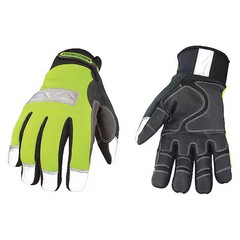 Youngstown Glove Co 08-3710-10 M Mechanics Gloves, Synthetic Leather Base Layer