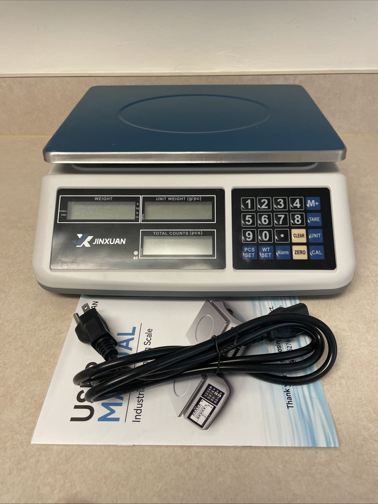 Industrial Counting Scale 30kg/66lb x 0.1g Precision Bench Counter Scale