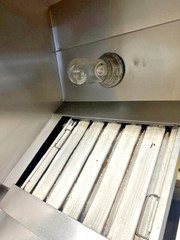 READY ACCESS INC MODEL AA300 LIGHTED HOOD W/FILTERS AND AIR CURTAIN SYSTEM
