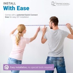 MRCOOL 12,000 BTU DIY Ductless Mini-Split Smart WiFi Air Handler/Condenser 115V