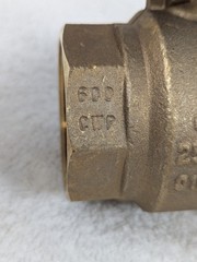 NIBCO – TFP600A-LF – Lead-Free Brass Ball Valve – Threaded – 2 inch