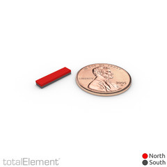 1/2 x 1/8 x 1/16 Inch Neodymium Block Magnets N42 with Black Epoxy (120 Pack)