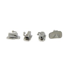 Dental Orthodontic Buccal Tubes 1st 2nd Molar Bracket MBT Roth 022 Bondable Mesh