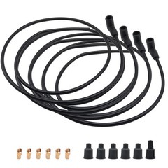 Fits Ford 2N 9N 8N Tractor Front Mount Copper Core Spark Plug Wire Set 9N12259B