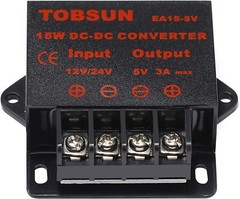 DC 12V 24V Step Down To 5V 3A 15W Voltage Regulator Power Supplie Buck Converter
