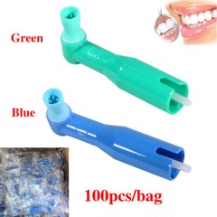 100 Dental Disposable Polishing Prophy Angles /Polishing Cups Prophy Brushes OR
