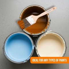 12-Pack – 2.5″ Angle Brushes for All Latex and Oil Paints & Stains