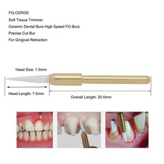 Dental Surgical Ceramic Soft Tissue Trimmer Bur for Gingivectomy