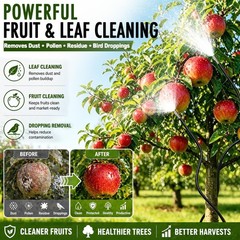 High-Flow Tree Irrigation System, 15FT 12mm Hose & 2Pcs 6.5FT Adjustable Nozz…